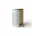 Pedal Bin "Lines" 7L BEIGE Bins