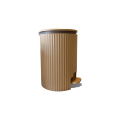 Pedal Bin "Lines" 7L BROWN Bins