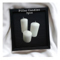 Pillar Candles Set of 3 Decoration Items Pillar Candles Set of 3 Decoration Items