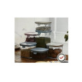 Plastic Food Containers Set of 5 "So Easy" Jars - Vases Plastic Food Containers Set of 5 "So Easy" Jars - Vases