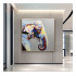 Pop Art Elephant 80X80 Painting