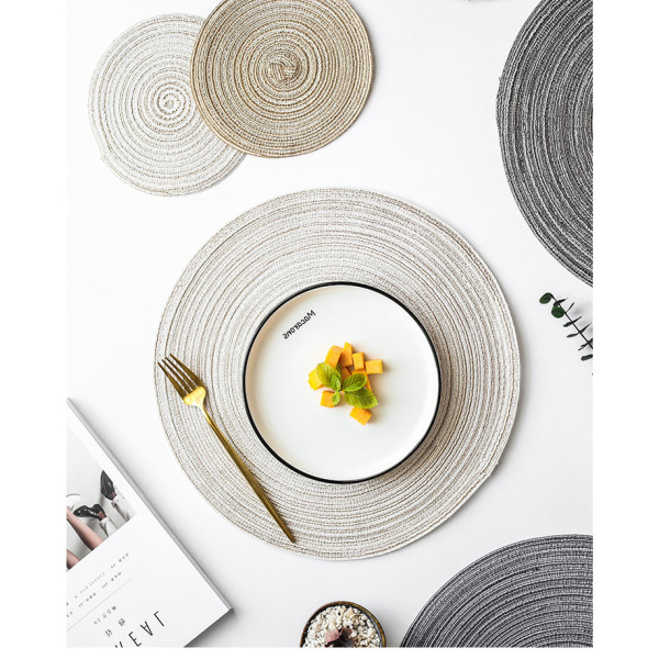 Round Placemat Wicker  Serving Items