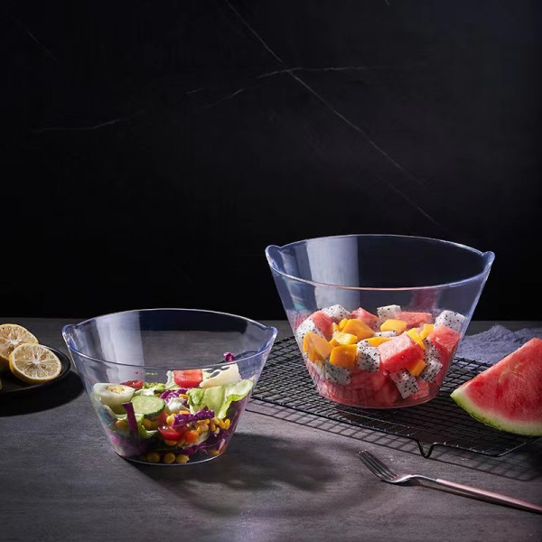 Salad Bowl Crystal Clear Serving Items Salad Bowl Crystal Clear Serving Items