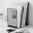 Striped Bookends SET BLACK