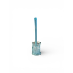 Toilet Brush Transparent BLUE Bins