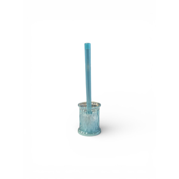 Toilet Brush Transparent BLUE Bins