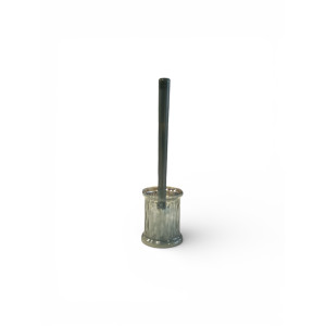 Toilet Brush Transparent GREY Bins