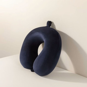 Travel Pillow “Velvet” BLACK Pillows - Pouf - Floor Cushions