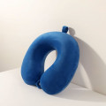 Travel Pillow “Velvet” BLUE Pillows - Pouf - Floor Cushions