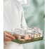 Tray & 4 Bowls Set  'Crystal Clear'