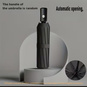 Umbrella Folding "Unisex" BLACK Women's Umbrellas