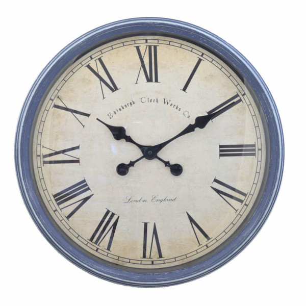 Wall Clock Blue Clocks Wall Clock Blue Clocks