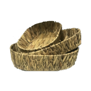 Wicker Baskets 'Bali' 3pcs set Boxes - Baskets
