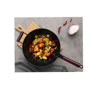 Wok με Ξύλινη Λαβή "Iron" Εργαλεία Κουζίνας