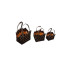 Wooden Baskets 3 Pcs "Brown"