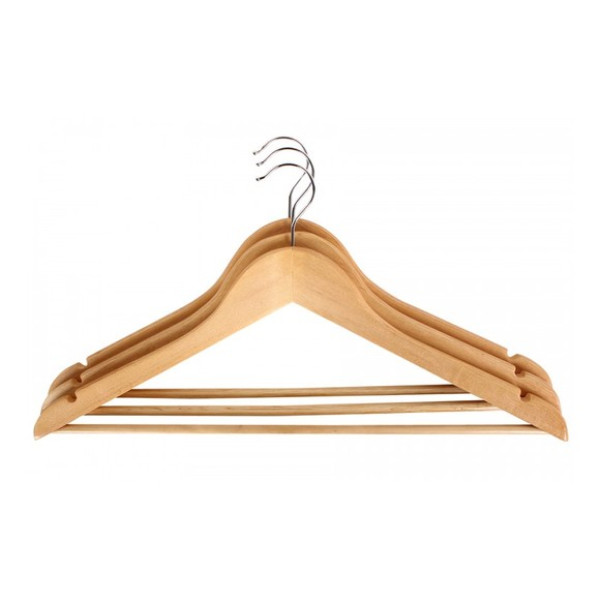 Wooden Clothes Hangers Set of 3 Hangers Wooden Clothes Hangers Set of 3 Hangers