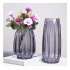 Ανθοδοχείο Γυάλινο Elegance Grey Long 