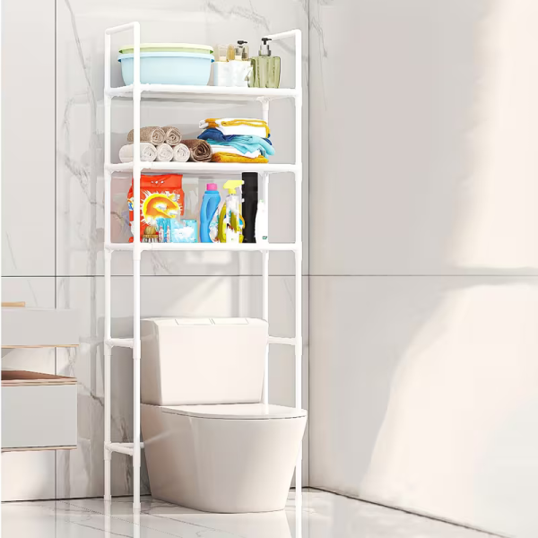 Βάση Τουαλέτας Με Ράφια MINIMAL WHITE Αξεσουάρ Μπάνιου Βάση Τουαλέτας Με Ράφια MINIMAL WHITE Αξεσουάρ Μπάνιου