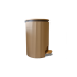 Κάδος Πεντάλ "Lines" 11Lt BROWN