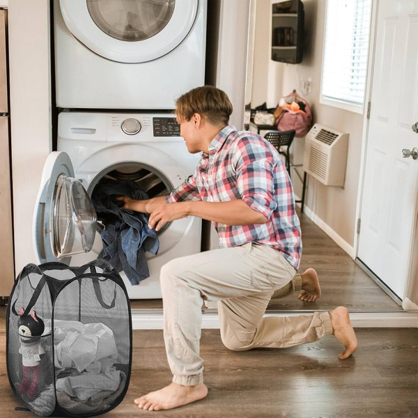 Καλάθι Laundry Αναδιπλούμενο Καλάθια Ρούχων