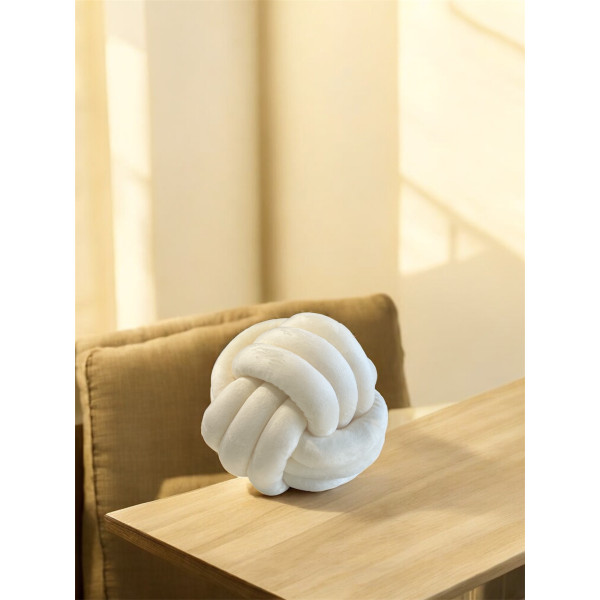Μαξιλάρι Knot Ball 20cm WHITE Μαξιλάρια - Πουφ - Μαξιλάρες