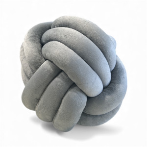 Μαξιλάρι Knot Ball 27cm GREY Μαξιλάρια - Πουφ - Μαξιλάρες