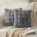 Μαξιλάρι Γούνινο 45x45cm GREY Μαξιλάρια - Πουφ - Μαξιλάρες