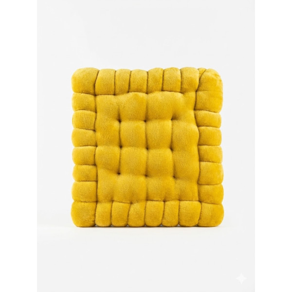 Μαξιλάρι “Biscuit” YELLOW Μαξιλάρια - Πουφ - Μαξιλάρες