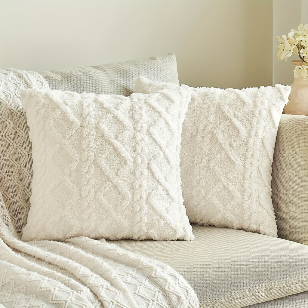 Μαξιλάρι “Boho” 42x42cm WHITE Μαξιλάρια - Πουφ - Μαξιλάρες