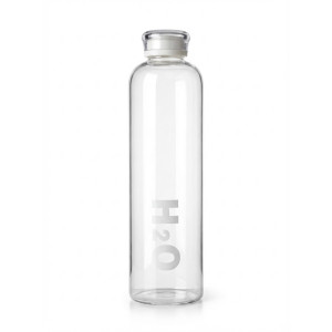Μπουκάλι Γυάλινο H2O 1LT WHITE Κανάτες - Καράφες
