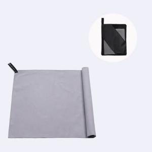 Πετσέτα Γυμναστηρίου - Παραλίας 76x152cm GREY Καλοκαιρινά