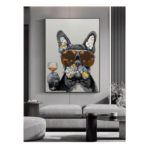 Πινακας Ζωγραφικης Stupid Dog 80X100 Πίνακες Ζωγραφικής
