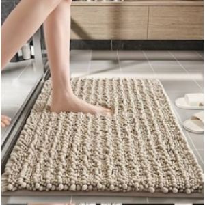 Χαλάκι Μπάνιου Microfibre BEIGE Χαλάκια - Ταπέτα