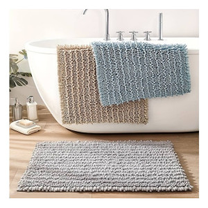 Χαλάκι Μπάνιου Microfibre GREY Χαλάκια - Ταπέτα