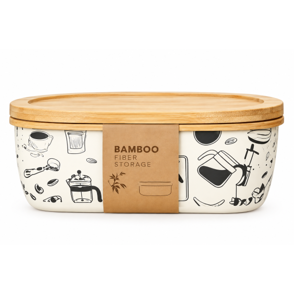 Ψωμιέρα Fiber Bamboo E Εργαλεία Κουζίνας
